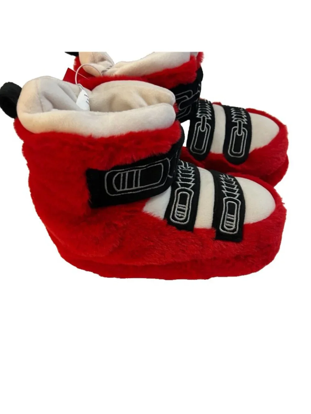 Kids Wondershop Red Ski Bootie Fuzzy House Slipper Sz S 13-1 NWT